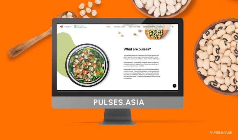 Pulses-web-development U.S. Pulses website development cover photo