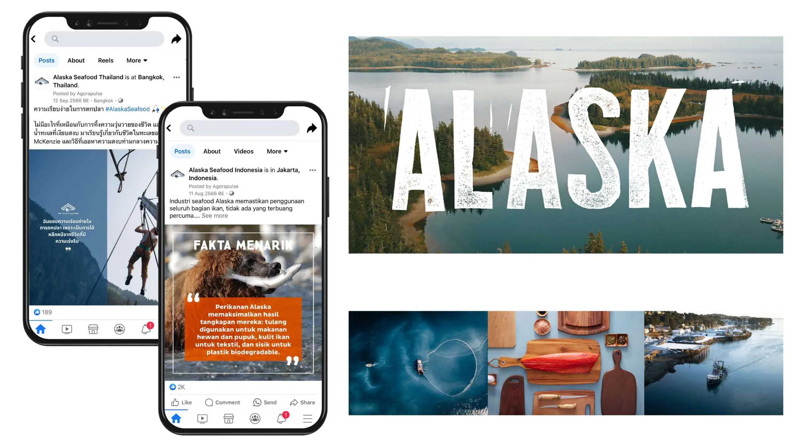 Alaska Seafood Facebook Pages